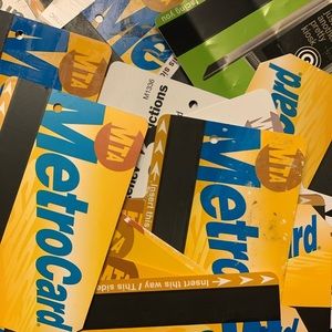 Nyc transit 50 Metrocards used Preowed